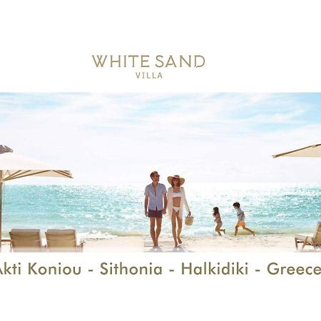 White Sand Villa Koviou Beach Nikiti Sithonia 외부 사진